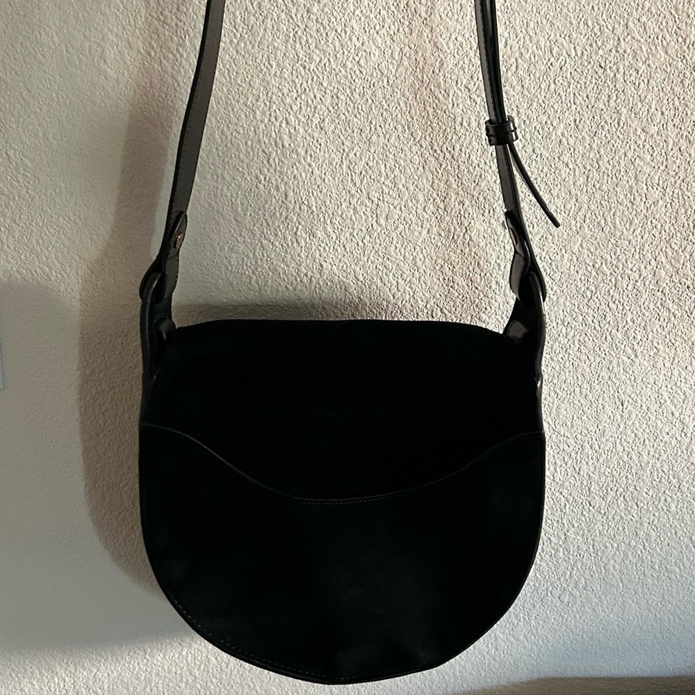 ISABEL MARANT BAG SUEDE LEATHER BLACK - Picture 8 of 13